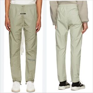NWOT Fear of God Essentials Nylon  Track Pant Size S pistachio
